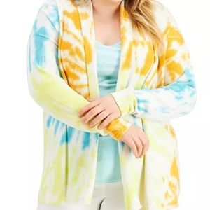 Plus Size Open-Front Cardigan
